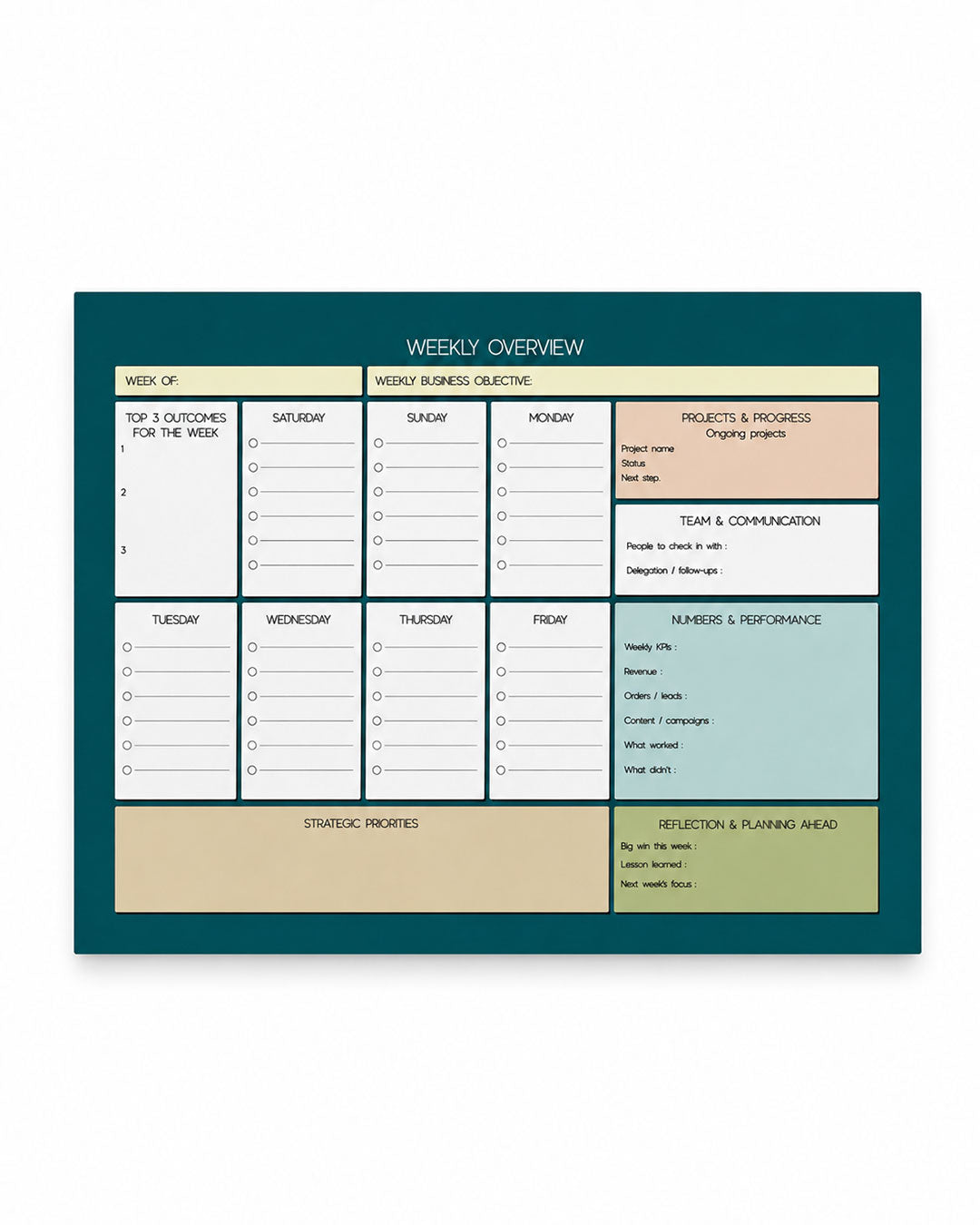 It's My Business - A4 Weekly Planner