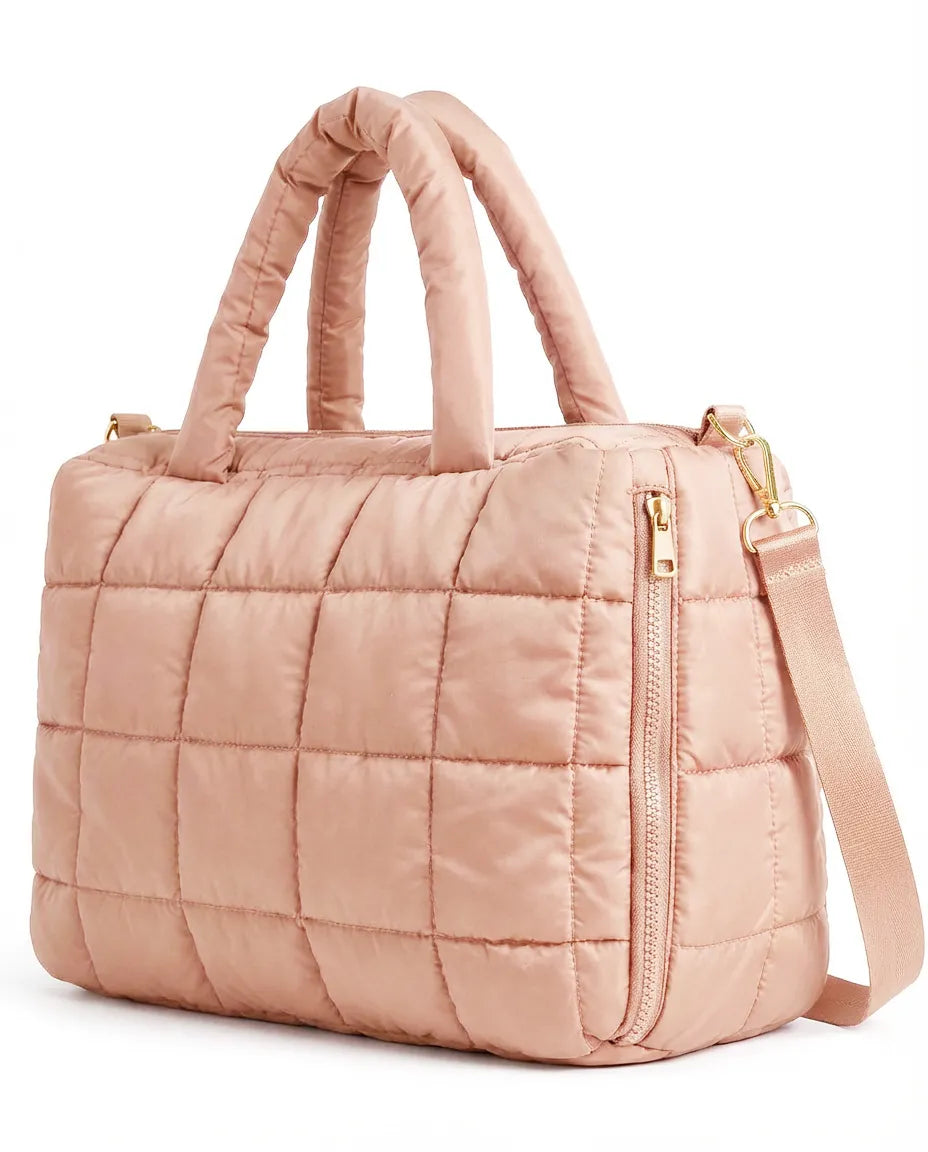Puffer Bag – Caramel Beige - Rootieland