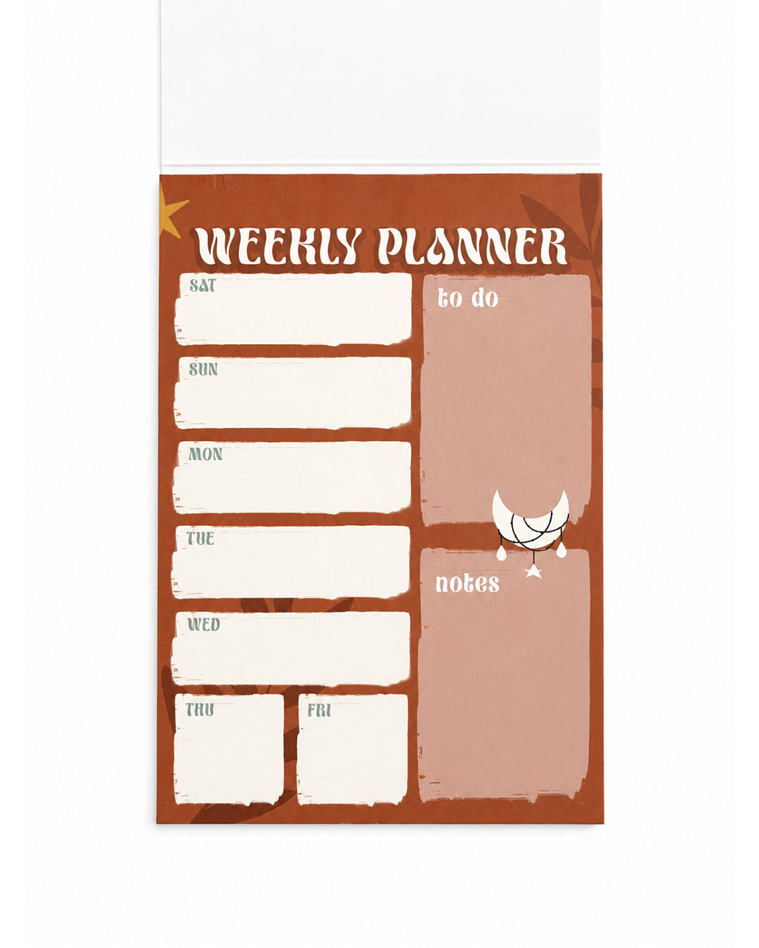 Earthy Days - A5 Weekly Planner