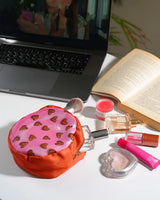 Chocolate Hearts - Makeup Pouch