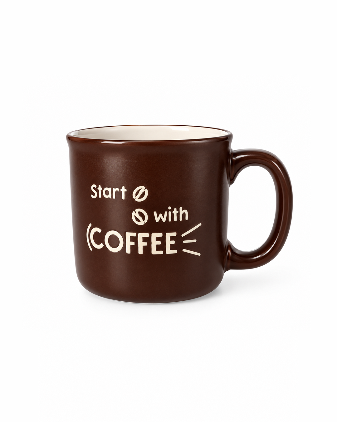 Start with Coffee Mug