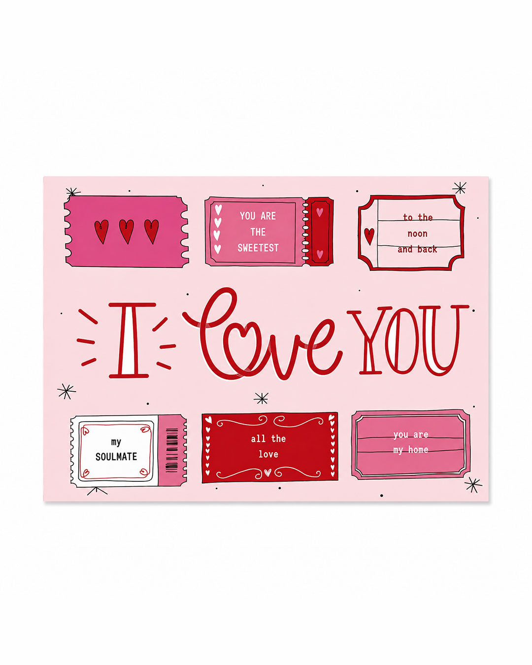 All the Love - Greeting Card