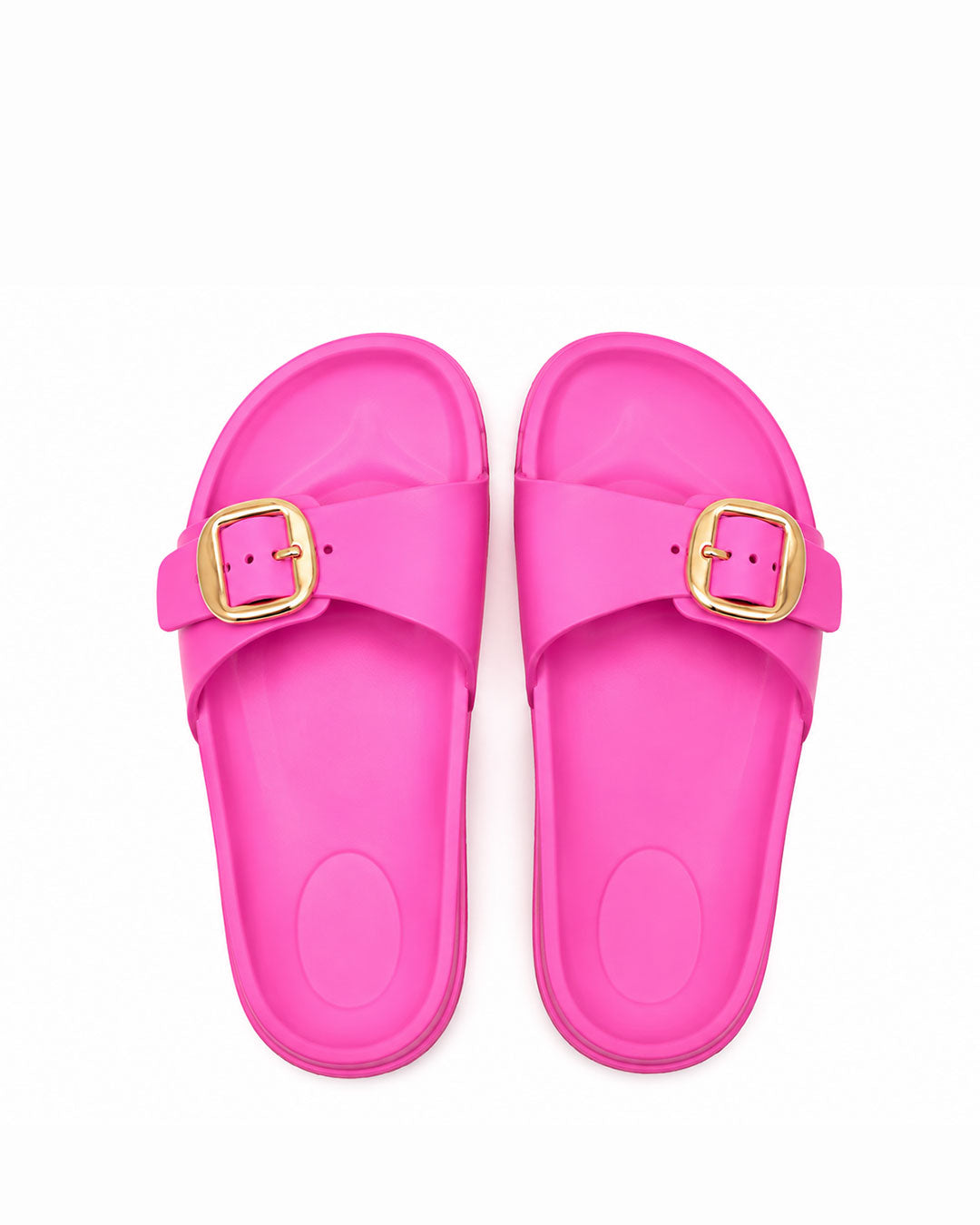 Halo Buckle Slides - Pink