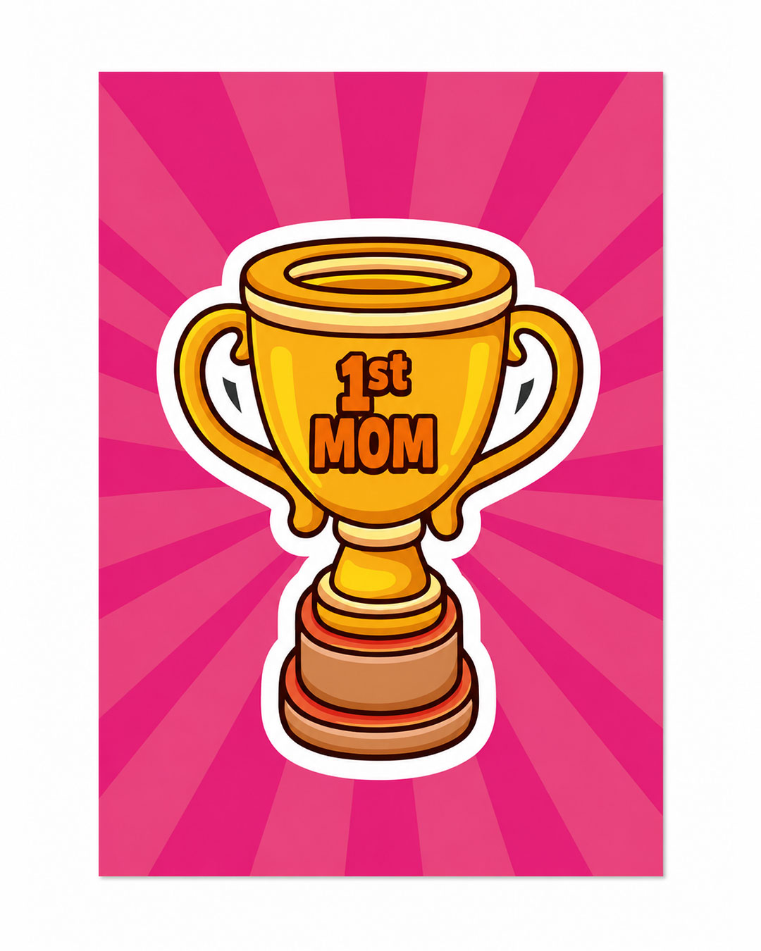 1st Mom - Greeting Card