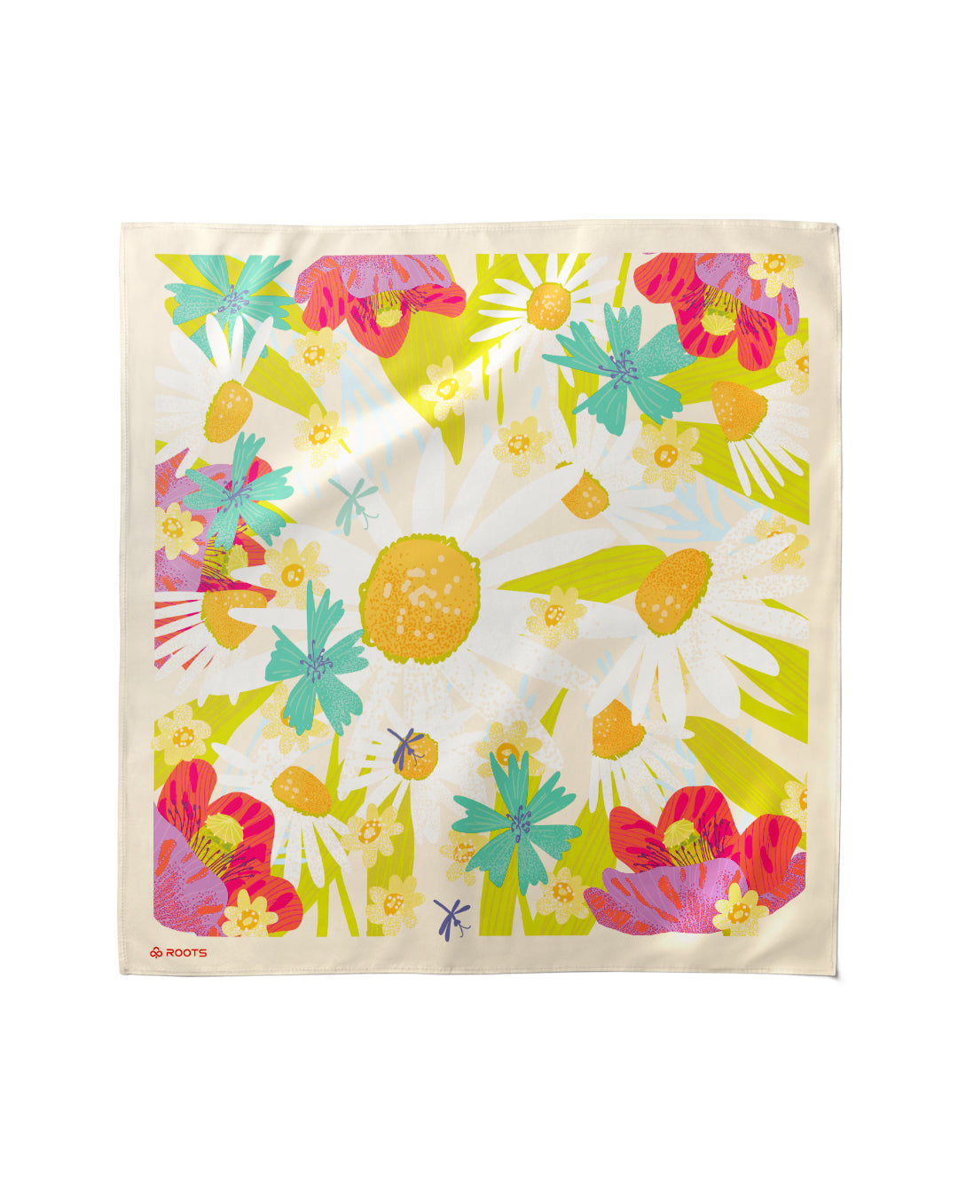 Sunny Days – Silk Satin Summer Scarf - Rootieland