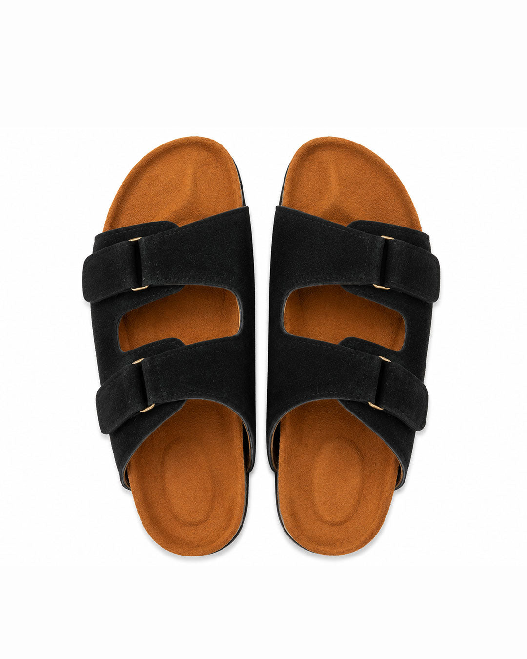 Adjustable Double Buckle Slides - Black
