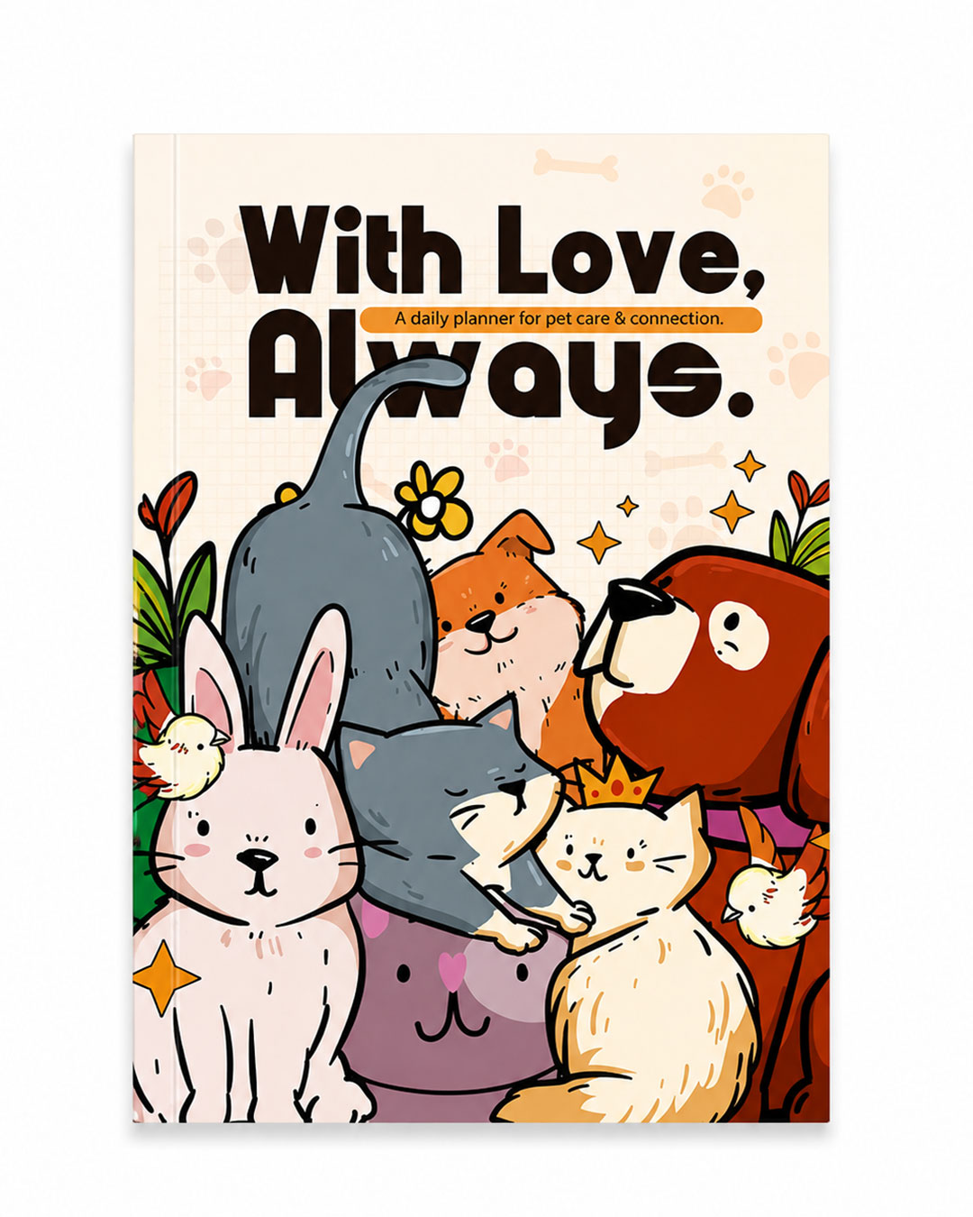 With Love, Always - A4 Daily Pet Planner