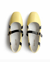 Strap Mary Jane Ballet Flats – Butter Yellow - Rootieland