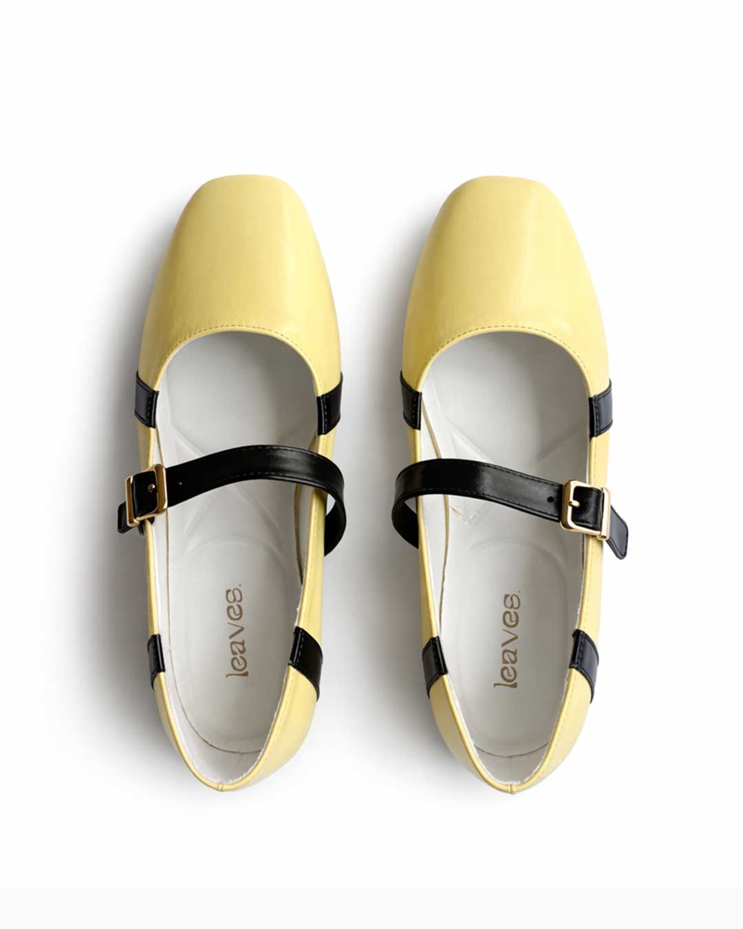 Strap Mary Jane Ballet Flats – Butter Yellow - Rootieland