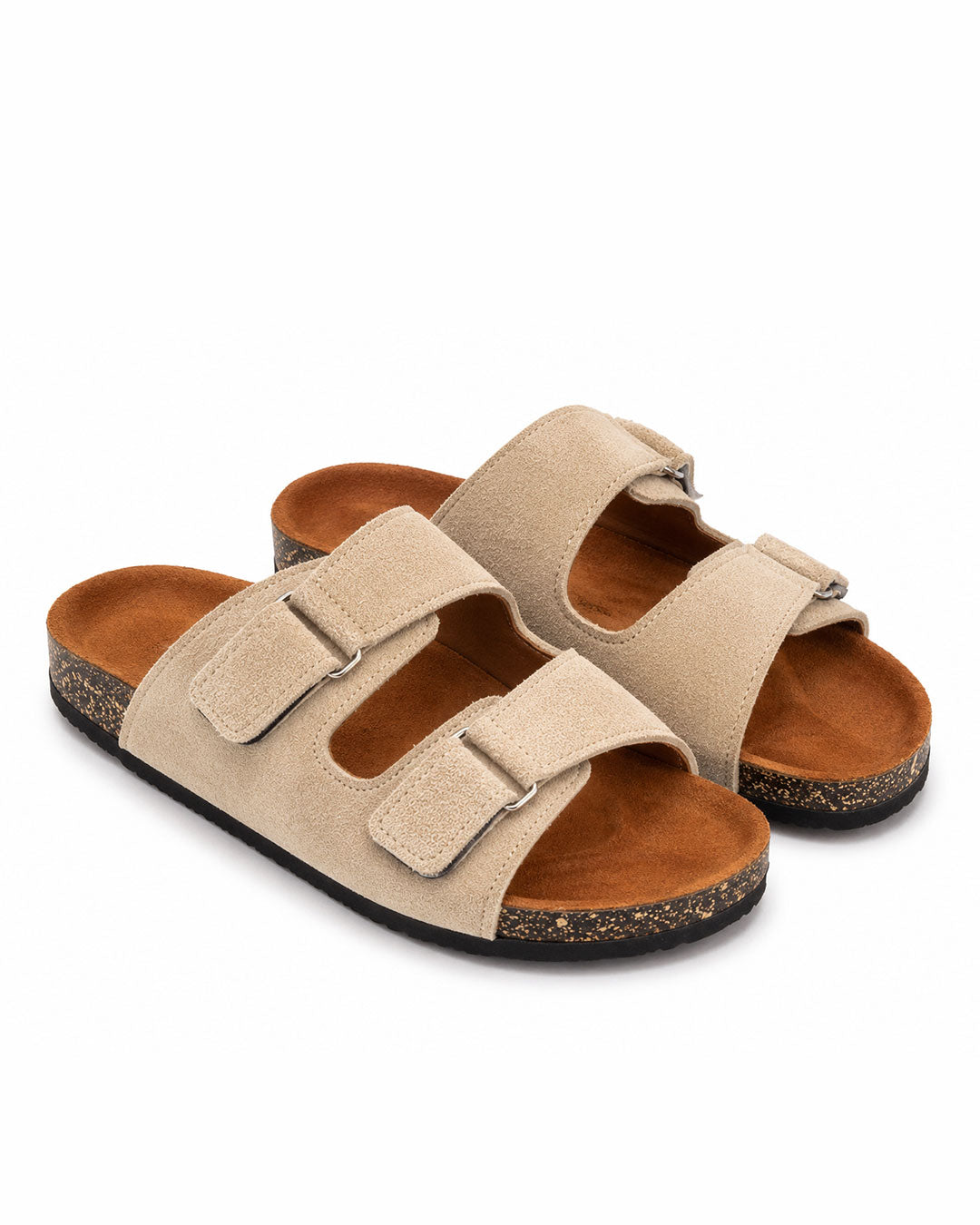 Adjustable Double Buckle Slides - Beige