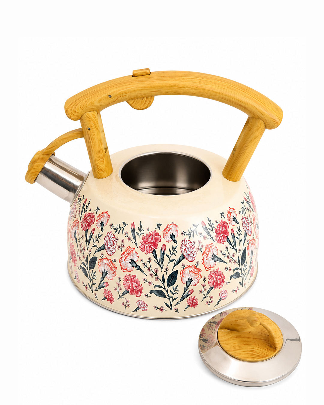 Vintage Floral Tea Kettle - 3L