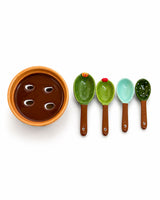 Cactus Measuring Cup & Spoons Set
