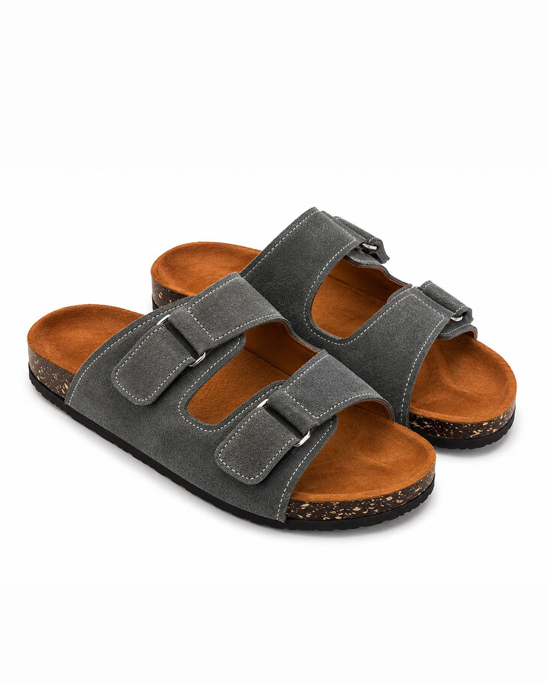 Adjustable Double Buckle Slides - Grey