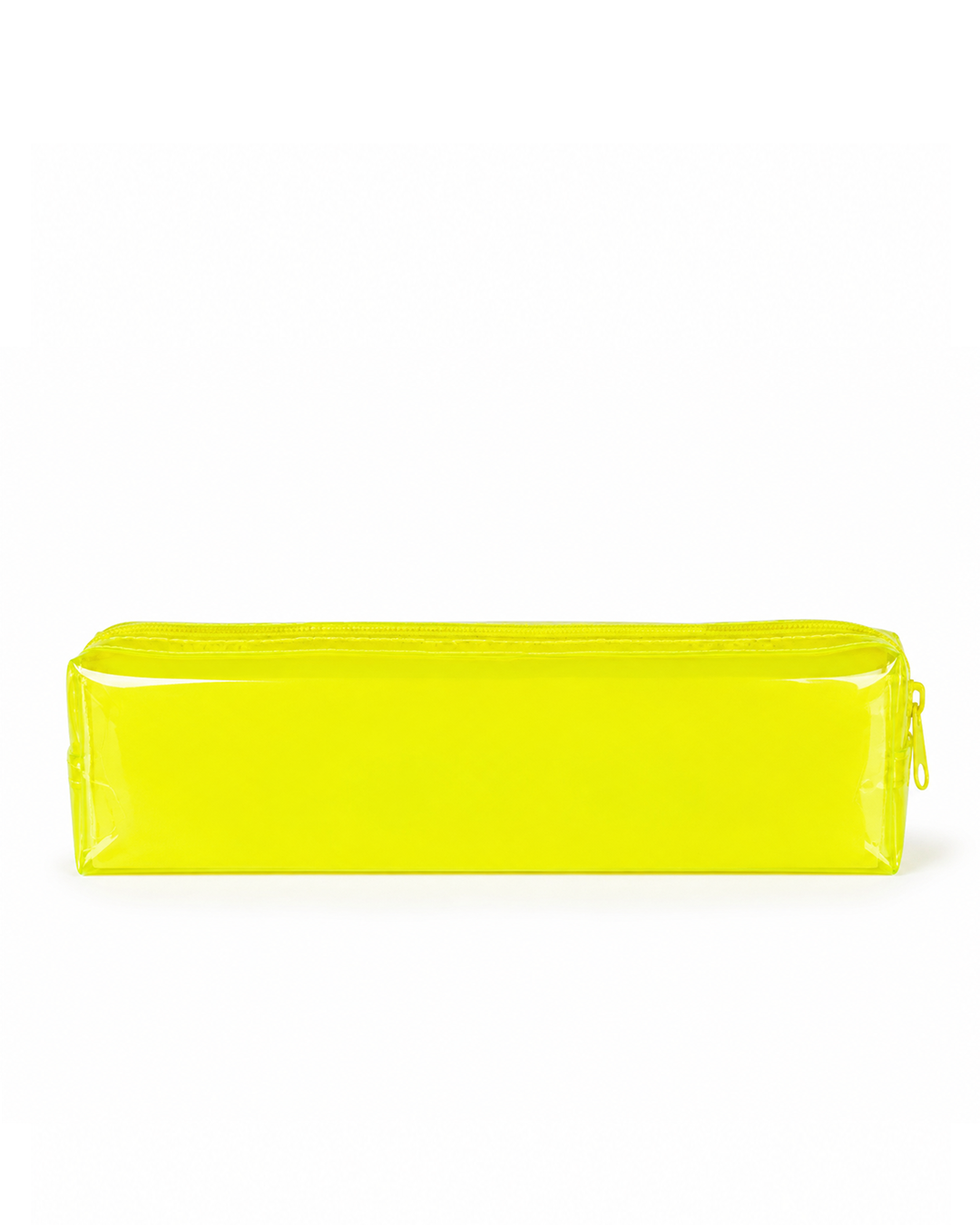Slim Neon Clear Pouch - Yellow
