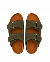 Adjustable Double Buckle Slides - Olive