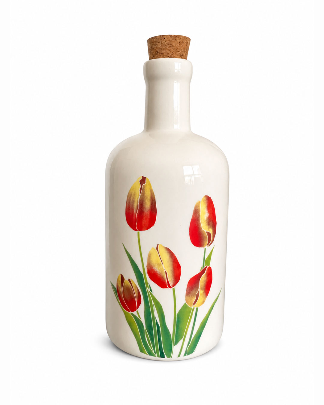 Tulip Oil Bottle with Cork