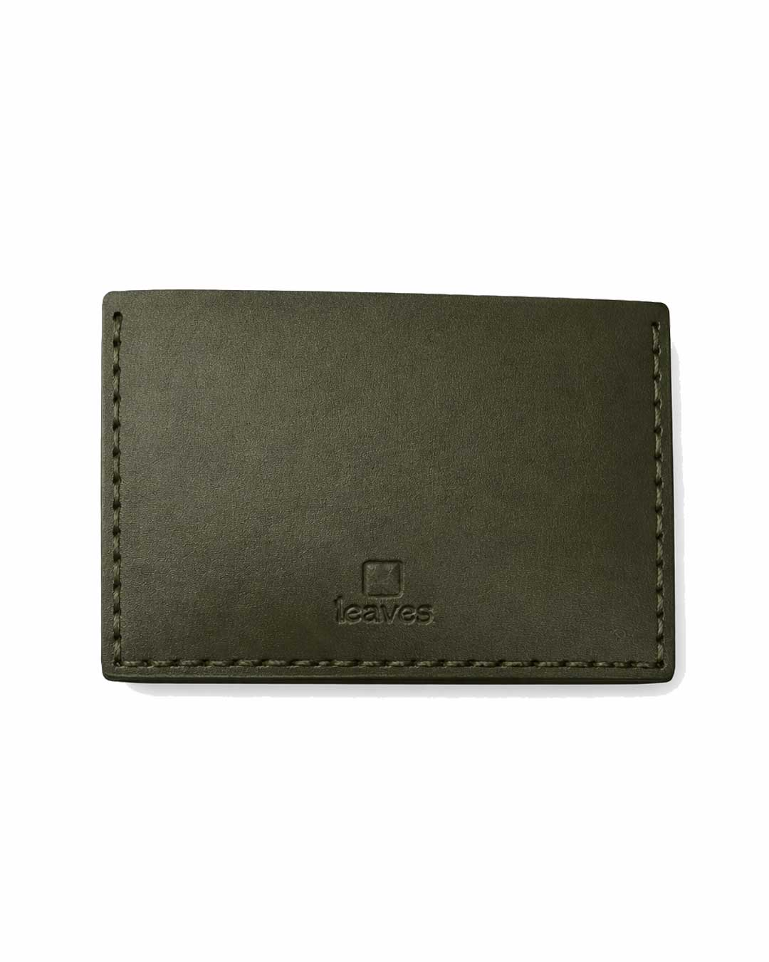 Forest Moss - Leather Card Holder