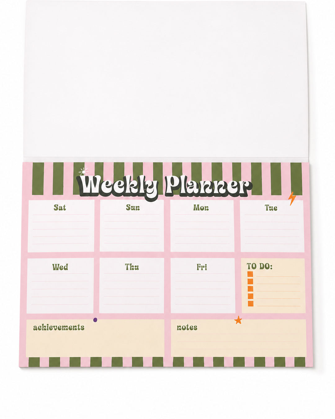 Groovy Days - A4 Weekly Planner