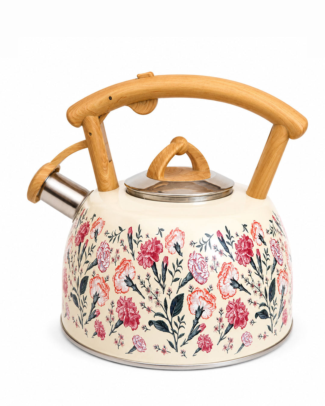 Vintage Floral Tea Kettle - 3L