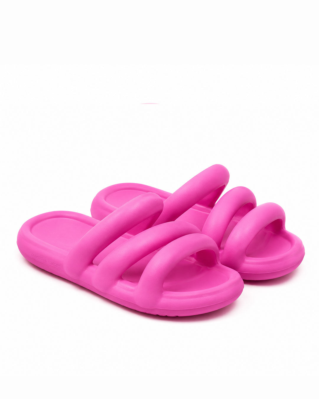 Trio Cushion Slides - Fuchsia