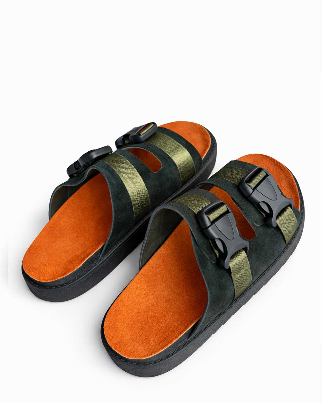 Men’s Nomad Strap Slides – Olive