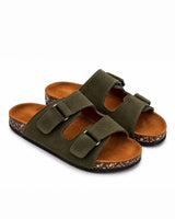 Adjustable Double Buckle Slides - Olive