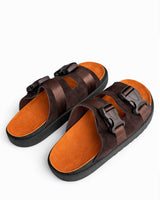 Men’s Nomad Strap Slides – Brown