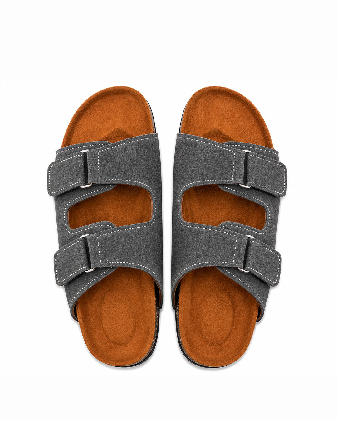 Adjustable Double Buckle Slides - Grey