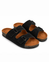 Adjustable Double Buckle Slides - Black