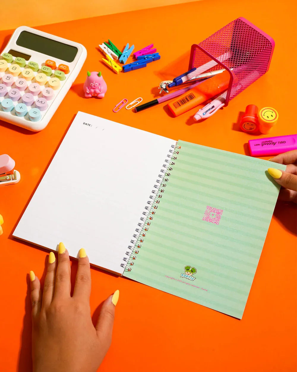 Cream Chantiz - A5 Notebook - Rootieland