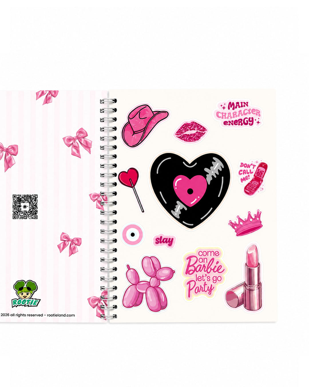 Bow Girl - A5 Notebook
