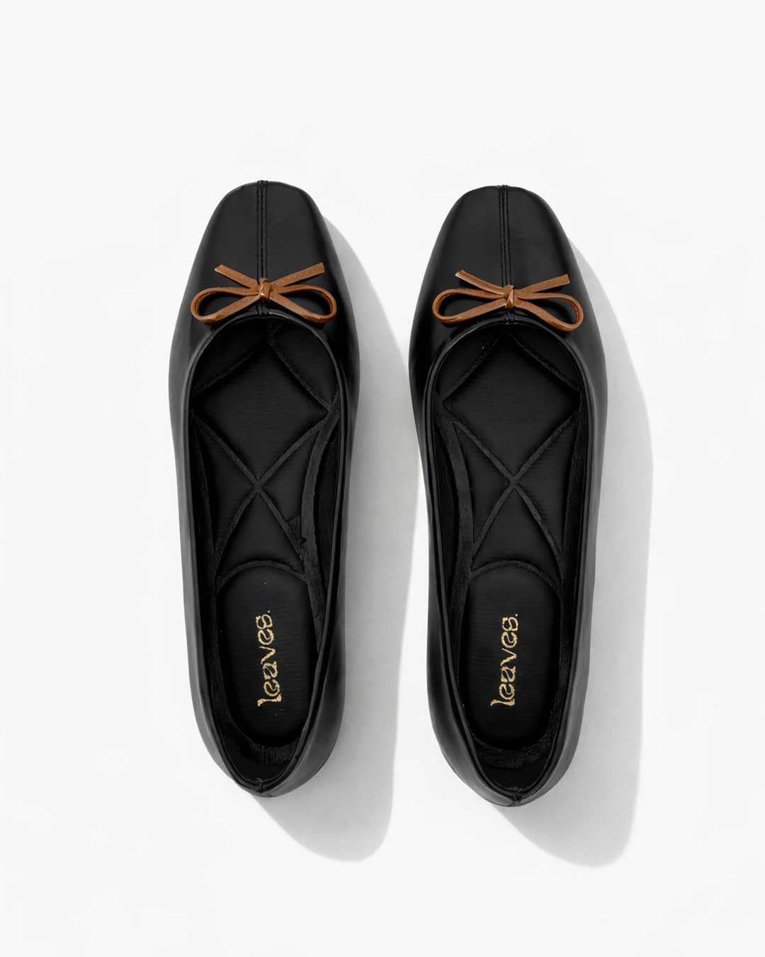 Bow Classic Ballet Flats – Black - Rootieland