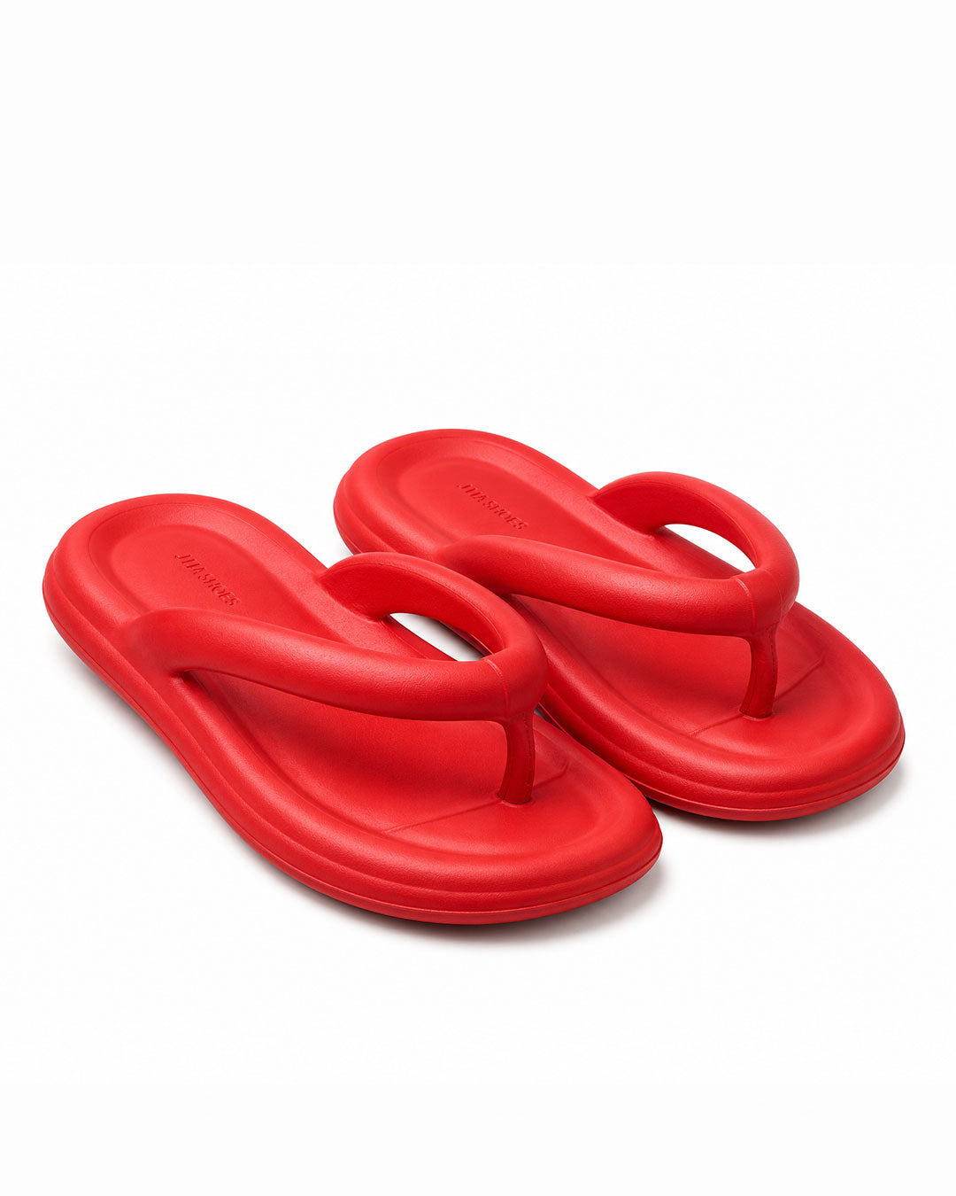 Flat Cloud Flip Flops - Red