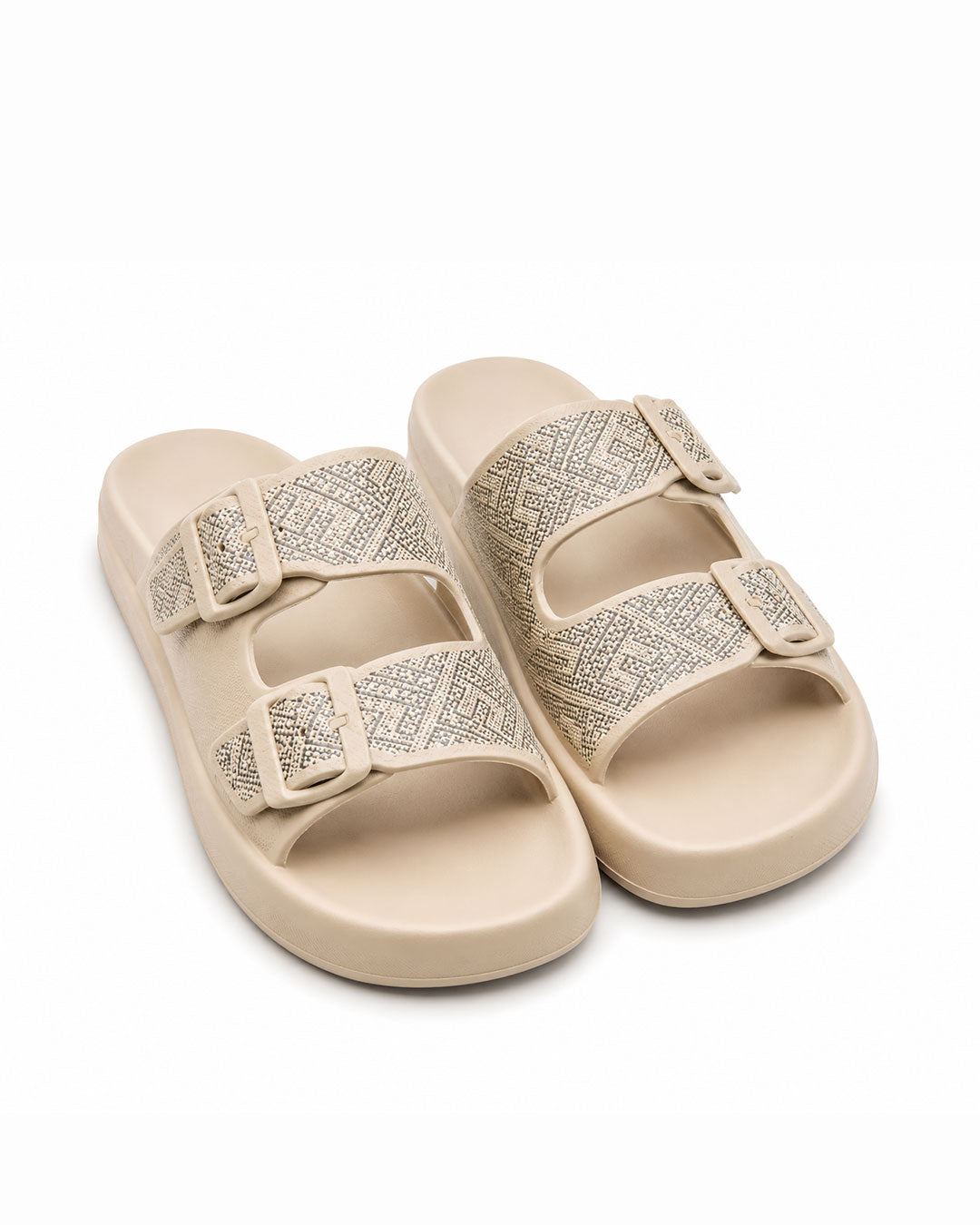 Monaco Slides - Beige