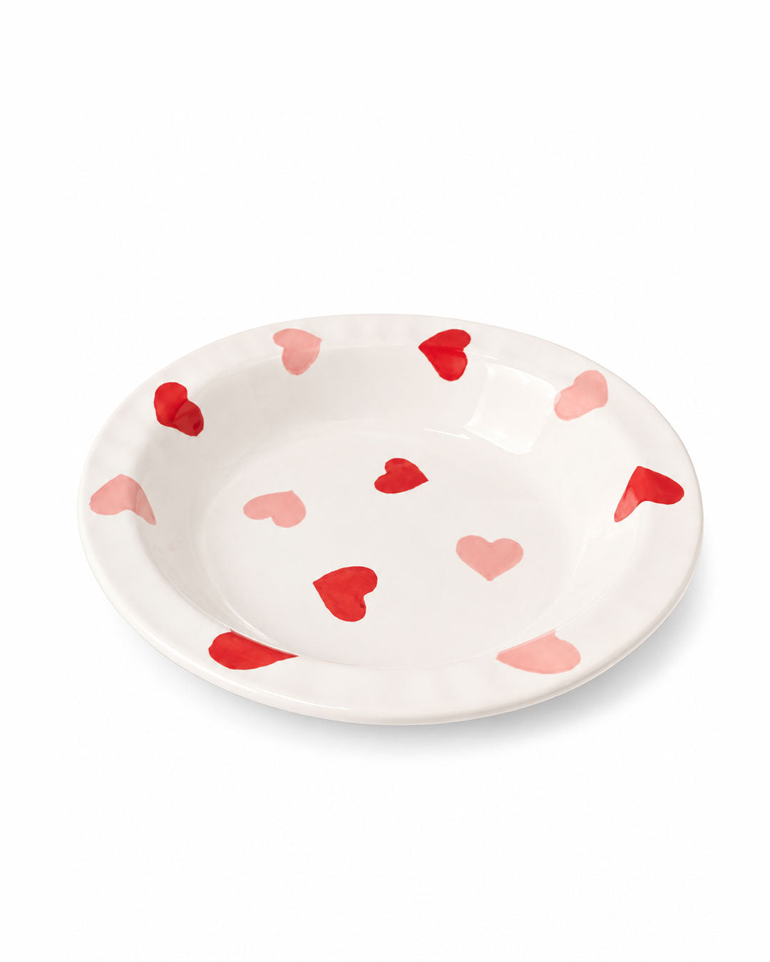 Crinkled Heart Deep Plate