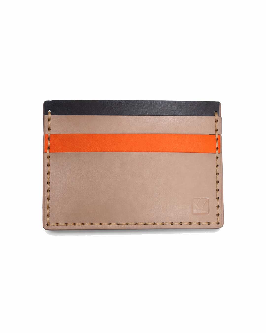 Amber Leaf - Leather Card Holder - Rootieland