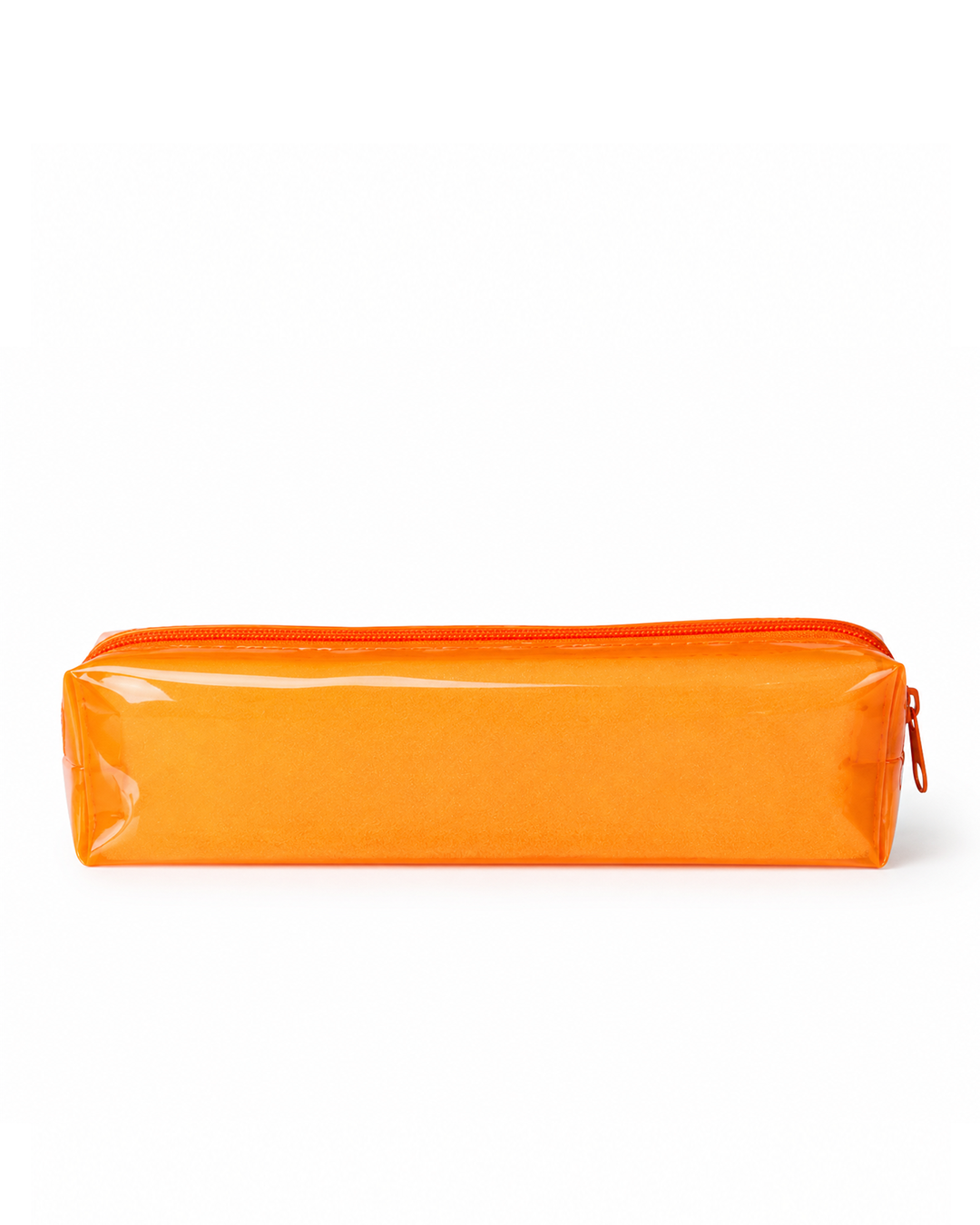 Slim Neon Clear Pouch - Orange