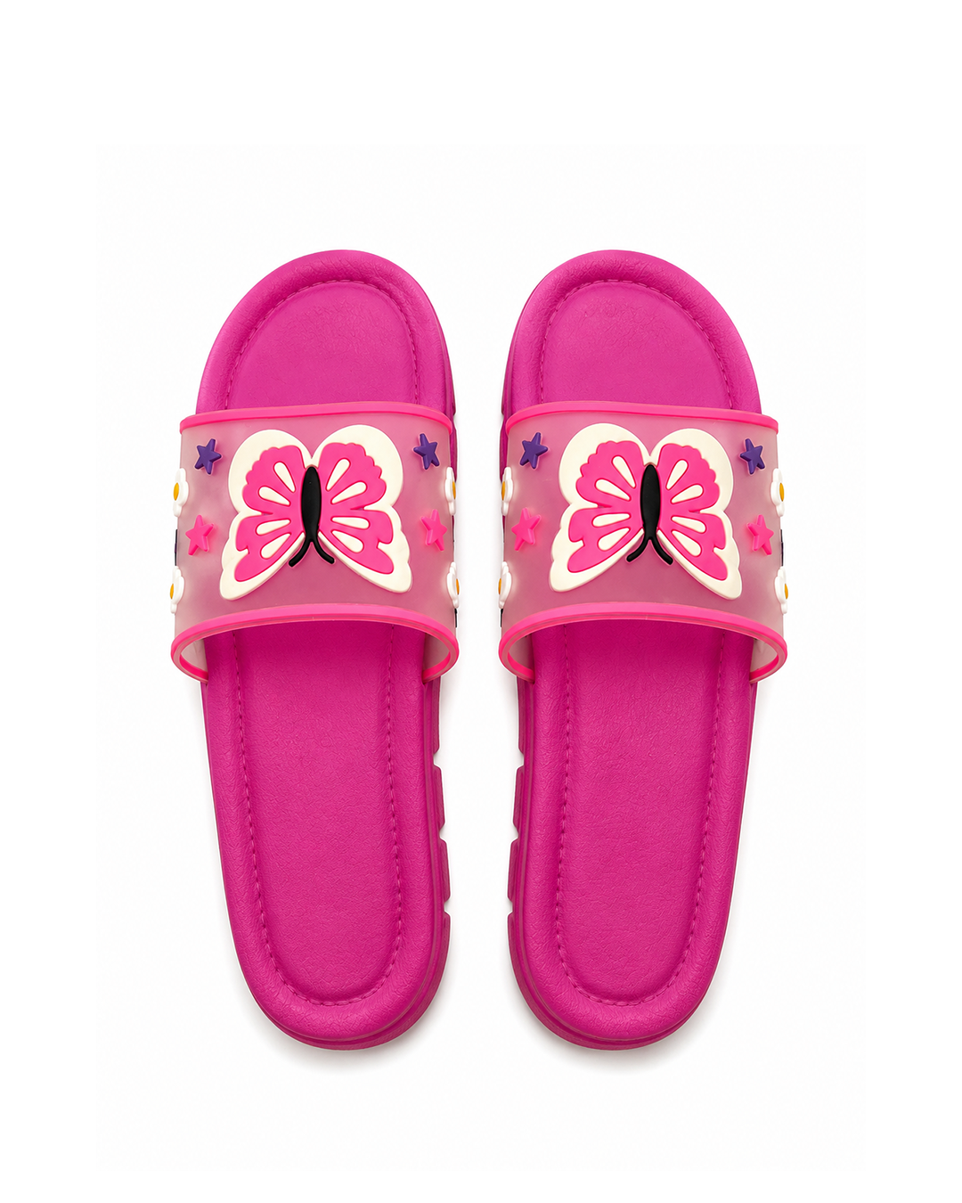 Butterfly Slippers - Fuchsia