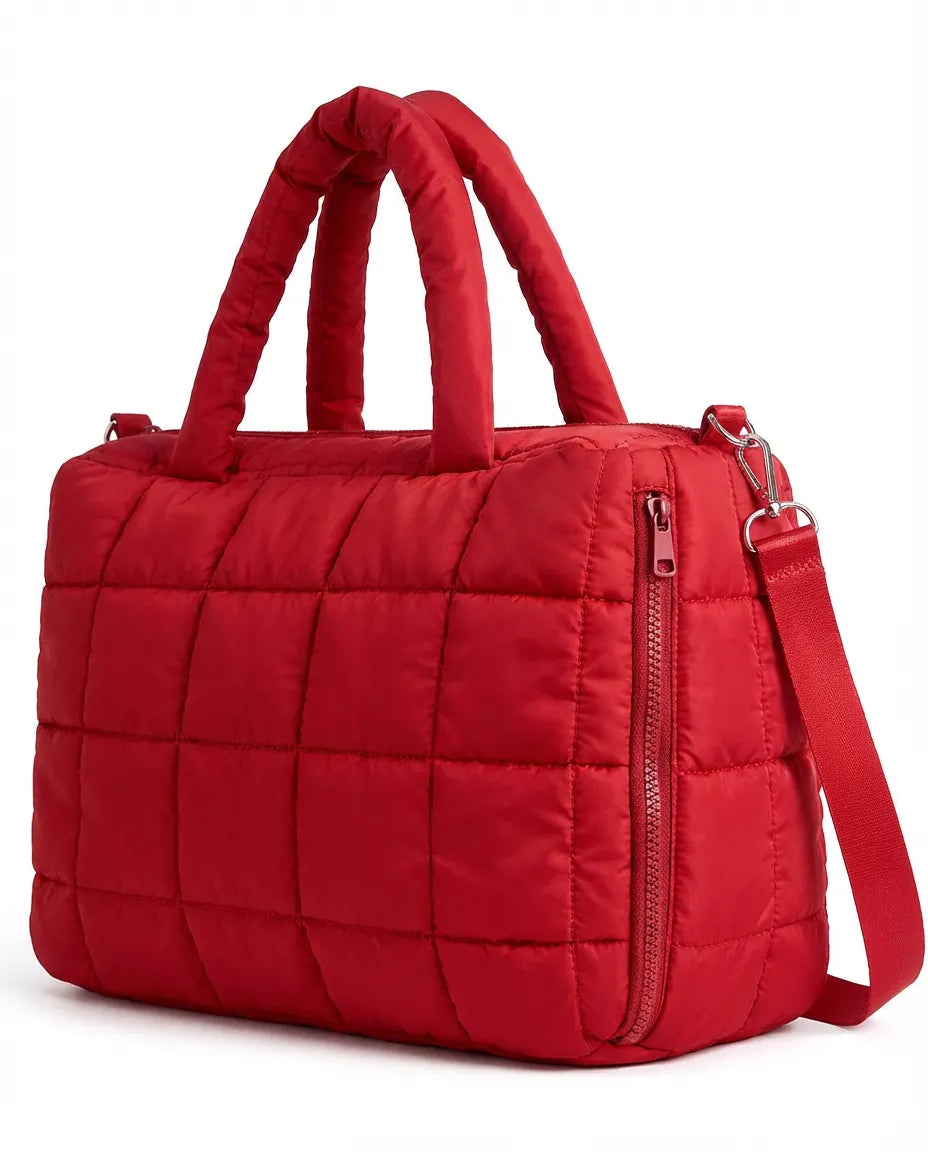 Puffer Bag - Dark Red - Rootieland