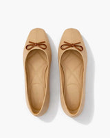 Bow Classic Ballet Flats – Beige - Rootieland