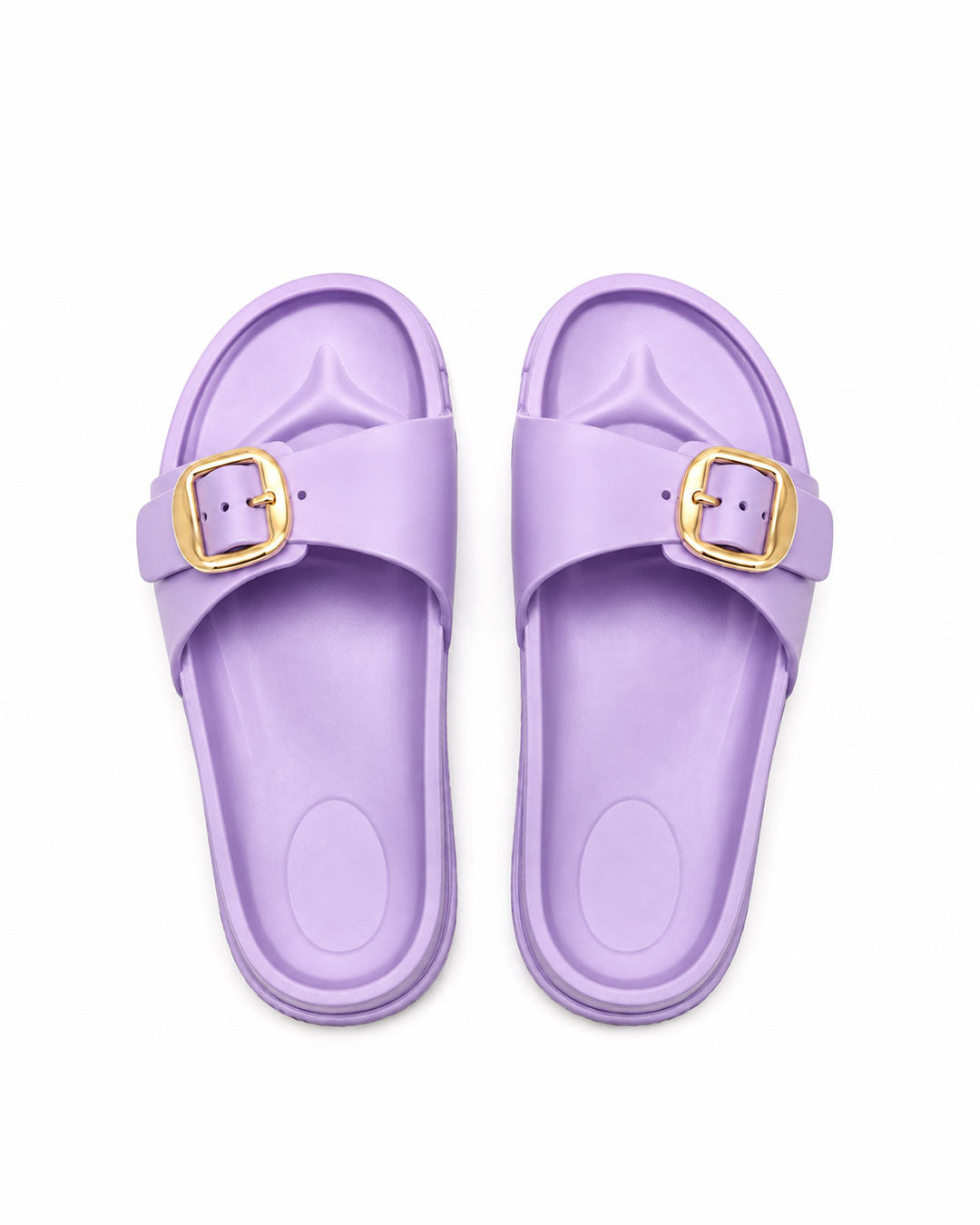 Halo Buckle Slides - Lavender