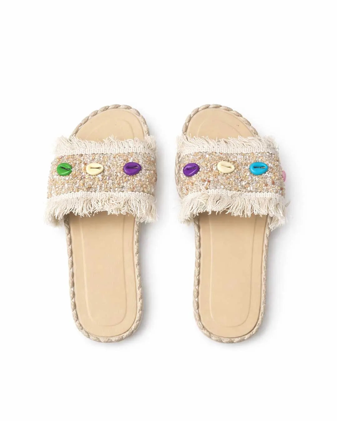 Tropical Shell Slippers