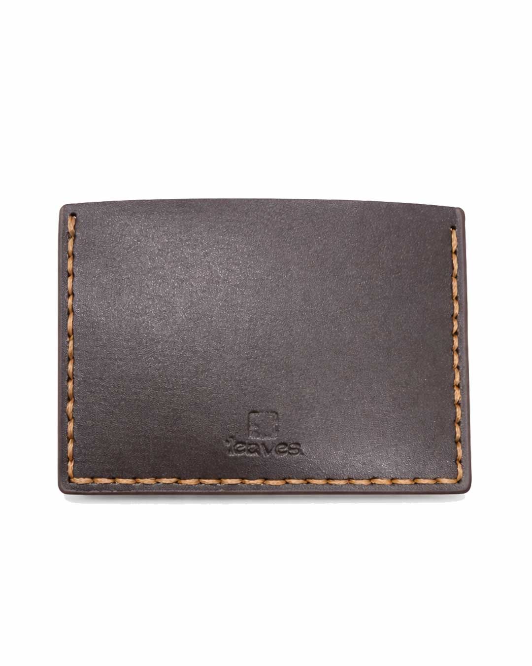 Amber Leaf - Leather Card Holder - Rootieland