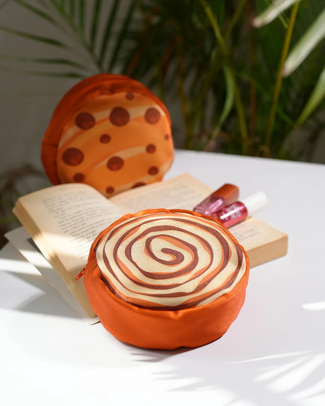 Cream Cinnamon Donut - Makeup Pouch - Rootieland