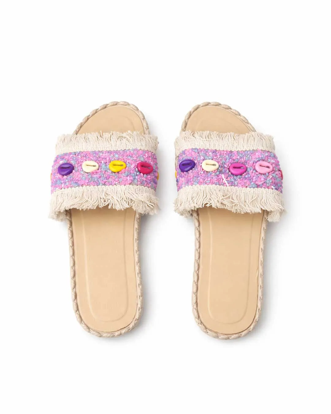 Tropical Shell Slippers