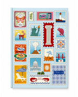 World Stamps - A4 Notebook