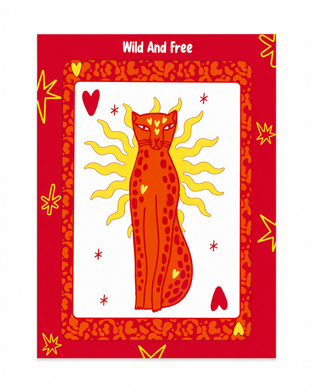 Wild And Free - A4 Poster (without the frame)