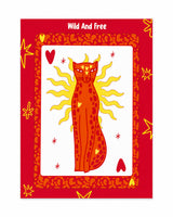Wild And Free - A4 Poster (without the frame)