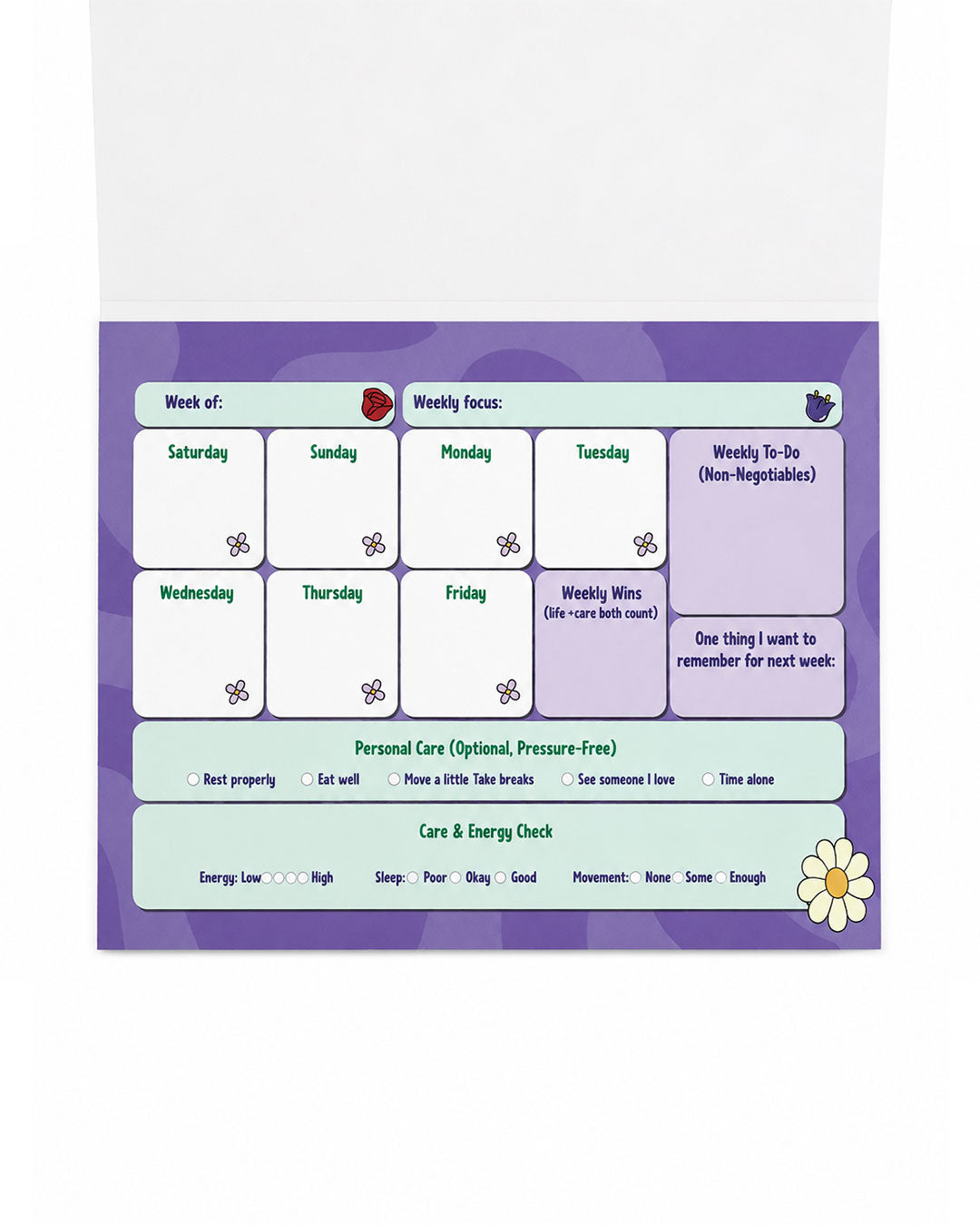 Balanced Weeks - A5 Weekly Planner