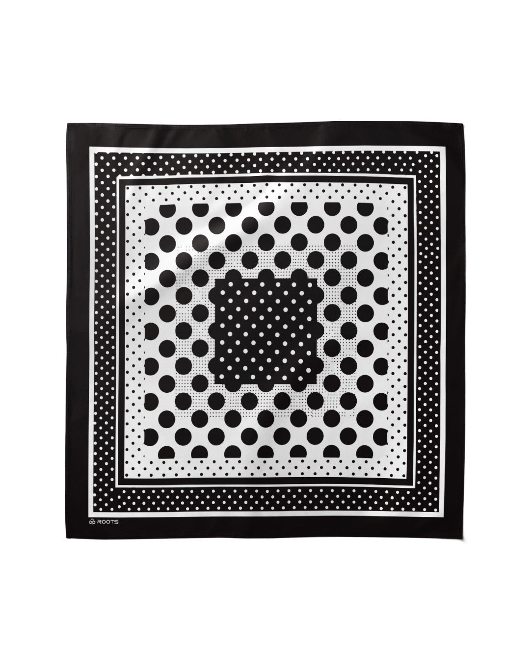 Polka Dots – Silk Satin Summer Scarf - Rootieland